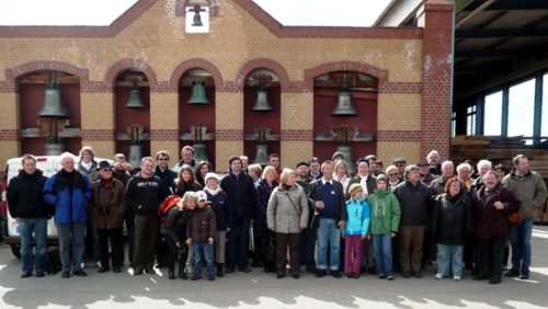 Gruppenfoto bei Bachert in Karlsruhe